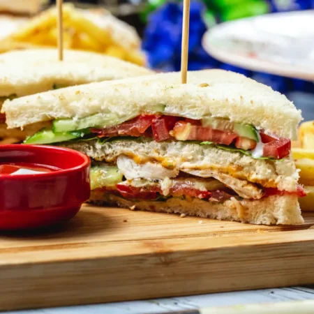Grill Chicken Parmesan Sandwich